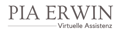 Pia Erwin – Virtuelle Assistenz  – 